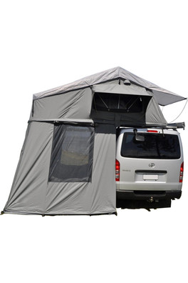 2x Extended Ventura Deluxe 1.4 Roof Tent + Annex - Grey