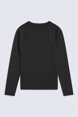 Rapid Kids TechTherm Long Sleeve Top - Black