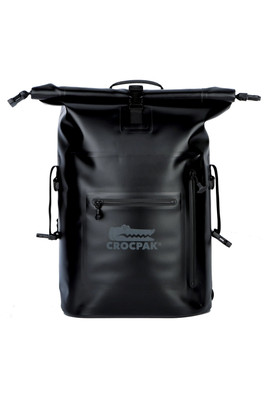 Odyssey Roll Top Backpack 100% Waterproof Bag - Black
