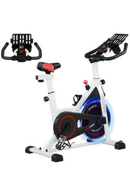 Exercise Bike Flywheel Training - White