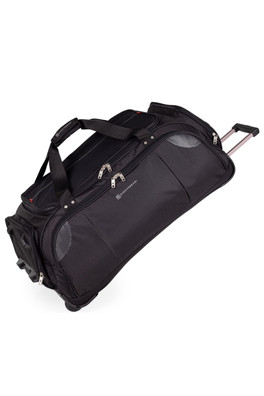 High Capacity Wheeled Holdall – Lightweight Travel - Black