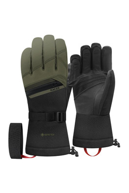 Graven 7 Men's Waterproof Gore-tex Ski Gloves - Black/Green