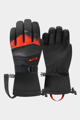 Venom 5 Kid's Waterproof Ski Gloves - Black/Red