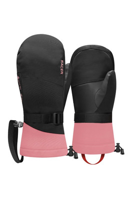 Miga 6 Kid's Waterproof Ski Mittens - Black/Pink