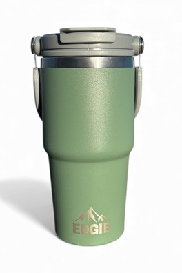 The Busy One 600ml Stainless Steel Water Bottle - Sage
