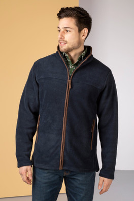 Huggate Mens Fleece Jacket - Ink