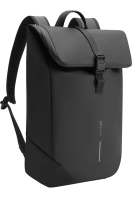 Urban Flap Top Backpack 23 Litres - Black
