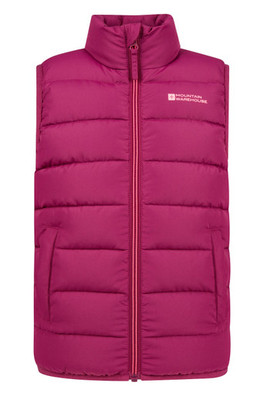 Gilet rembourré pour enfants Rocko - Rose Foncé