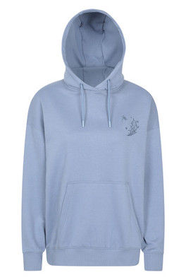 Women’s Graphic Dragonfly Relaxed Fit Hoodie - Blue
