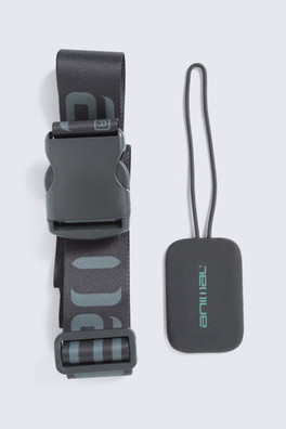 Animal Travel Luggage Strap and Tag Set - Black