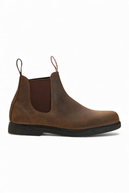 Unisex Booma 607 Leather Chelsea Boots - Brown