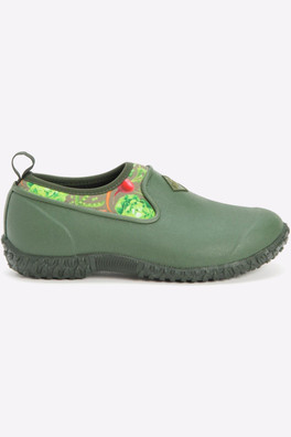 Muckster II Waterproof Slip On Womens Shoes - Green /  Veggie Print
