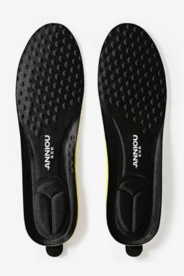 Remote Control Heated Insoles Unisex - Black