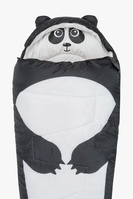 Creature Kids Mummy 300 Sleeping Bag - Panda Black