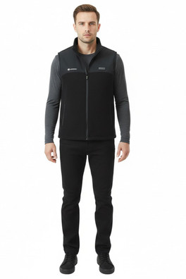 Men's Triple Control Fleece Heated Vest - Black