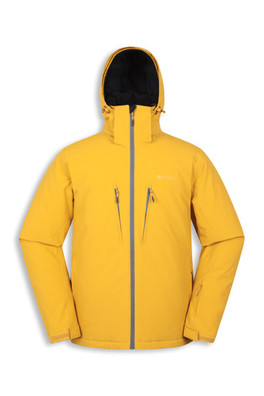Astro Men’s Waterproof Ski Jacket - Mustard