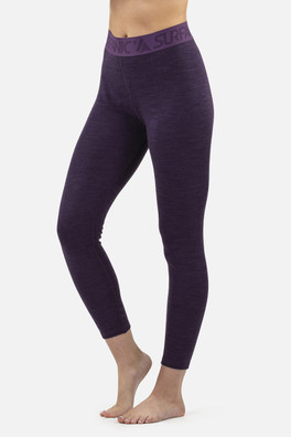 Merino Womens Long Johns - Purple