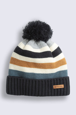 Leo Kids Sherpa Lined Beanie - Blue
