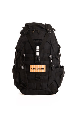 Everyday Water-Resistant Backpack 25L - Onyx Black Electric Orange