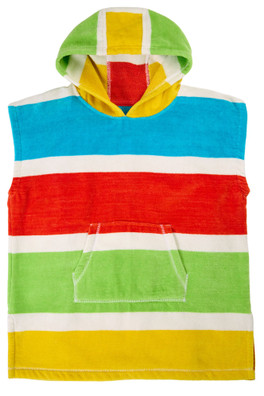 Kids 100% Organic Cotton Havana Hooded Towel - Rainbow Bright