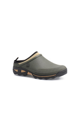 Mens Outdoor Garden Clean Land Clog Shoes - Khaki
