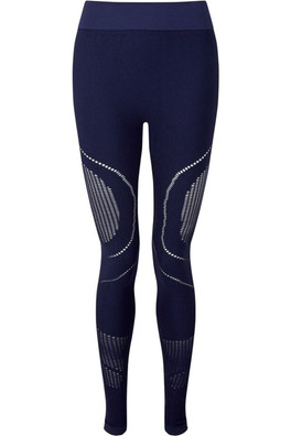 Multi Sport Womens Seamless 3D Fit Reveal Leggings - Navy