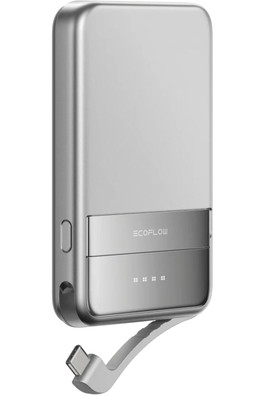 RAPID 5000mAh Magnetic Power Bank - Silver