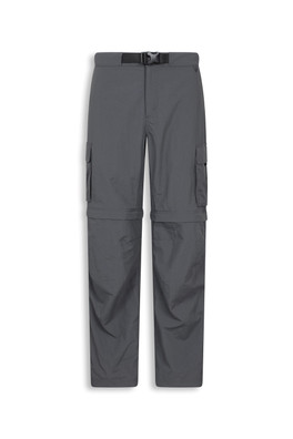 EMS Camp Cargo Mens Zip-Off Pants - Short Length - Grey