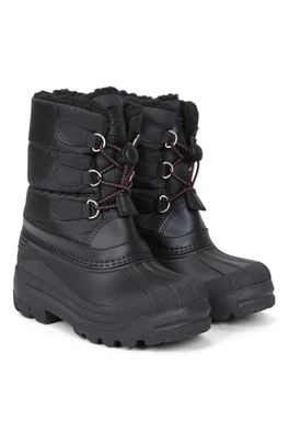 Bottes de neige adaptables Calgary pour enfants - Noir