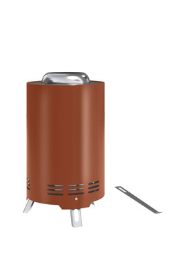 Stainless Steel Smokeless Wood Burning Fire Pit - Red