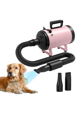 2200W Dog Hair Dryer with Adjustable Temperature - Pink