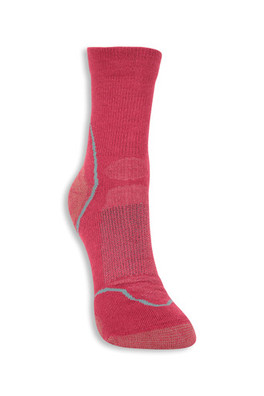 EMS Merino Womens Quarter Length Hiker Socks - Red