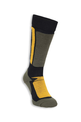 EMS Mens Merino Knee Length Ski Socks - Mustard