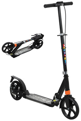 Kids Foldable Kick Scooter - Black