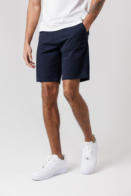 Mens Cotton Chino Shorts - Navy