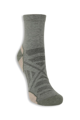 Merino Womens Quarter Length Sock - Green