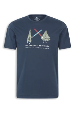 EMS May The Forest Be With You Graphic T-Shirt - Dark Blue