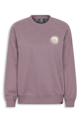 EMS Womens Graphic Moving Mountains Sweatshirt - Dark Purple