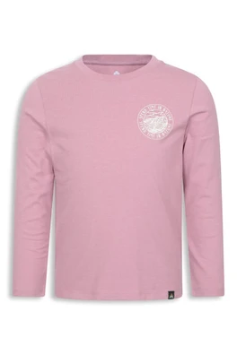 EMS Landscape Kids Graphic Long Sleeve T-Shirt - Dark Pink