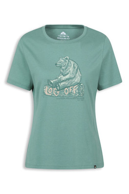 EMS Women’s Log Off Graphic T-Shirt - Dark Green