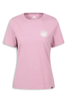 EMS Landscape Women's Graphic Short Sleeve T-Shirt - Dark Pink
