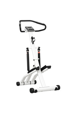 Stepper with 12-Level Resistance & LCD Monitor - White and Black