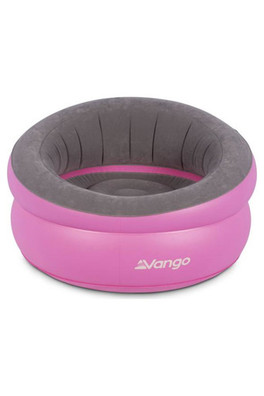 Inflatable Donut Flocked Camping Chair - Pink