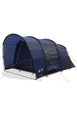 Capri 400 Poled Camping Tent (4 Person) - Blue/Black
