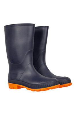 Plain IV Kids Wellies - Navy