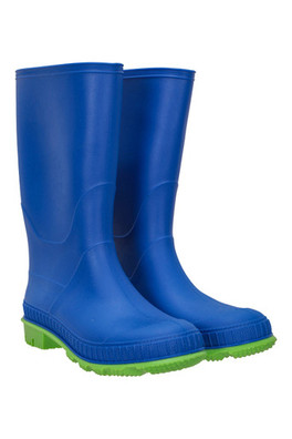 Plain IV Kids Wellies - Bright Blue