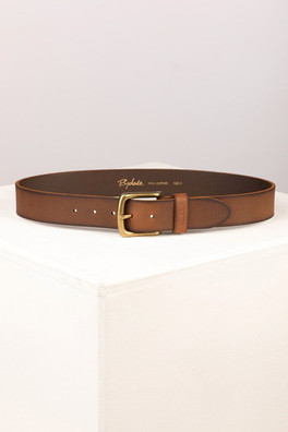 Kiplin Mens Leather Jeans Belt - Antique Tan
