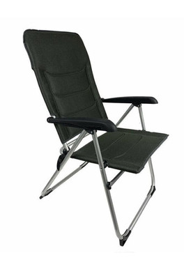 Ambassador Aluminium Reclining Camping Chair - Grey Reclining Chair