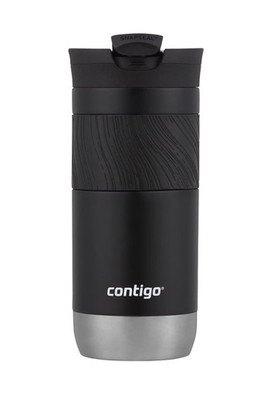 Insulated Stainless Steel Travel Mug SNAPSEAL - Licorice / 470 ml