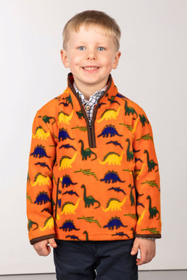 Kids Overhead Fleece - Dinosaurs